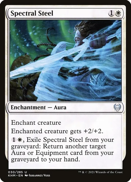 Spectral Steel, Magic card KHM 30 — Kaldheim set