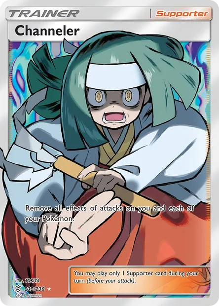 Channeler, Pokémon card UNM 232 — Unified Minds set