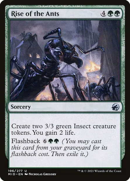 Rise of the Ants, Magic card MID 196 — Innistrad: Midnight Hunt set