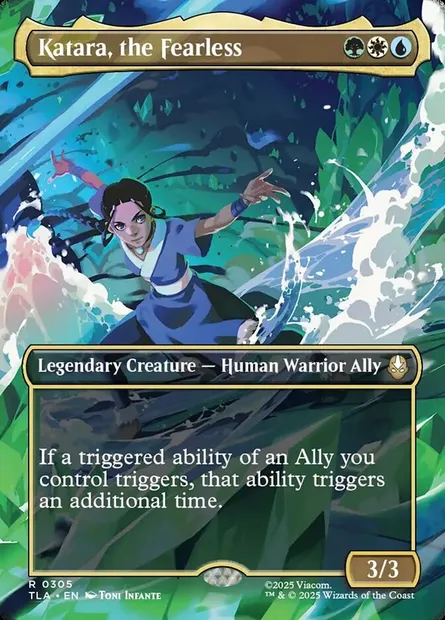 Katara, the Fearless, Magic card TLA 305 — Avatar: The Last Airbender set