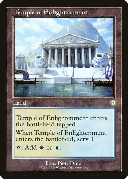 Temple of Enlightenment, Magic card BRC 206 — The Brothers' War Commander set