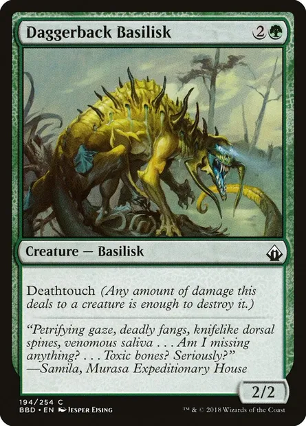 Basilic daguéchine, carte Magic BBD 194 — extension Battlebond