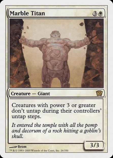 Marble Titan, Magic card 9ED 26 — Ninth Edition set