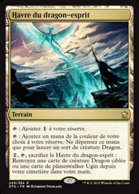 Havre du dragon-esprit, carte Magic DTK 249 — extension Les Dragons de Tarkir