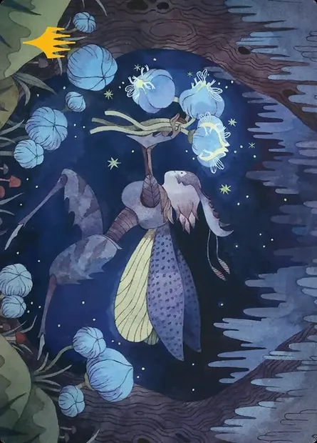 Bitterbloom Bearer // Bitterbloom Bearer, carte Magic AECL 38 — extension Lorwyn Eclipsed Art Series