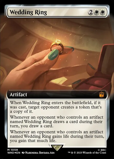 Wedding Ring, Magic card WHO 1059 — Doctor Who set
