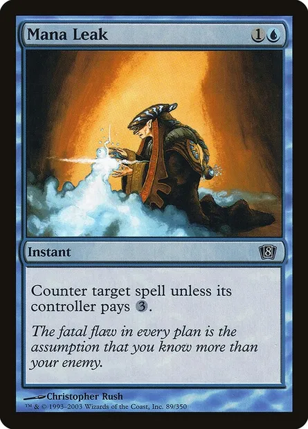 Mana Leak, Magic card 8ED 89★ — Eighth Edition set