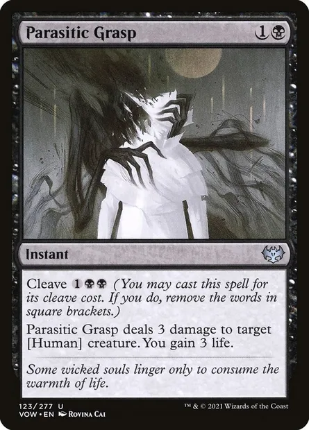 Parasitic Grasp, Magic card VOW 123 — Innistrad: Crimson Vow set