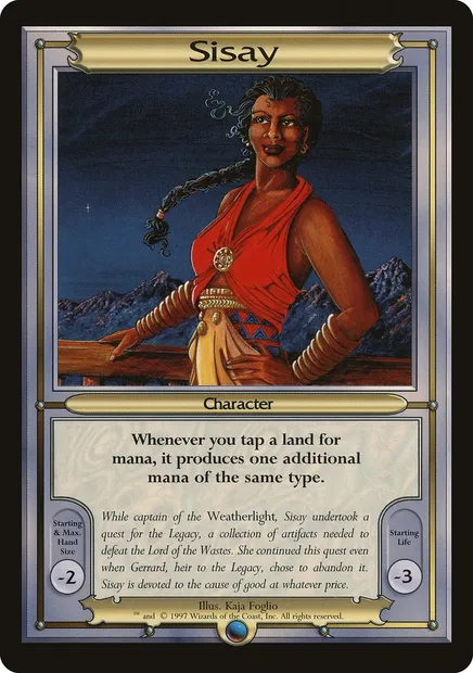 Sisay, carte Magic PVAN 106 — extension Vanguard Series