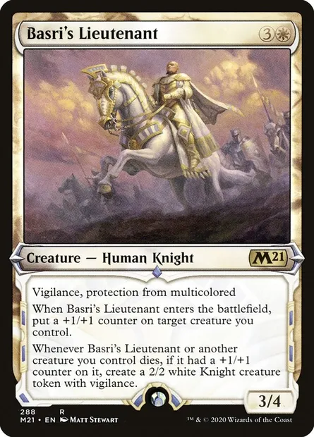 Basri's Lieutenant, Magic card M21 288 — Core Set 2021 set