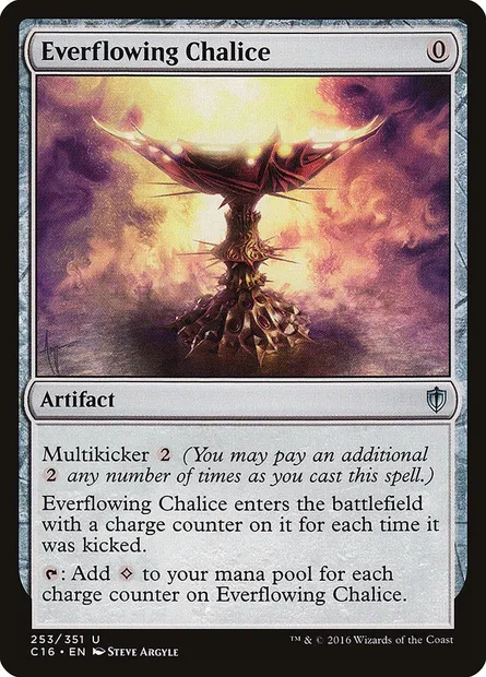 Everflowing Chalice, Magic card C16 253 — Commander 2016 set