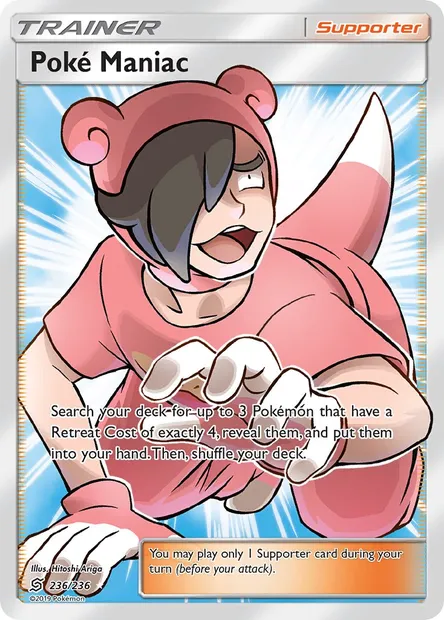 Poké Maniac, Pokémon card UNM 236 — Unified Minds set