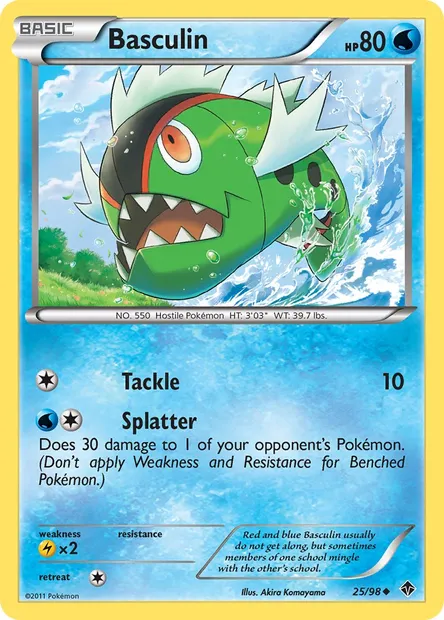 Basculin, Pokémon card EPO 25 — Emerging Powers set