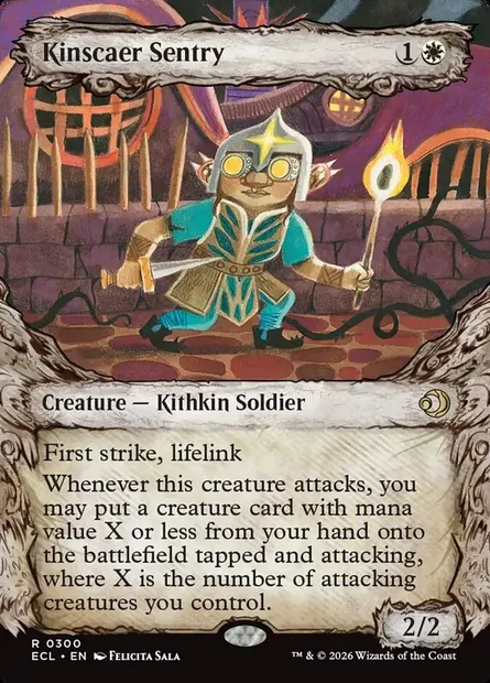 Kinscaer Sentry, Magic card ECL 300 — Lorwyn Eclipsed set