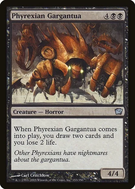 Phyrexian Gargantua, Magic card 9ED 153★ — Ninth Edition set