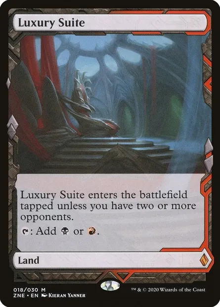Luxury Suite, Magic card ZNE 18 — Zendikar Rising Expeditions set