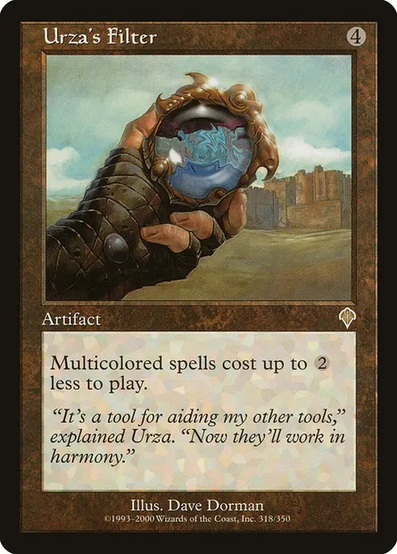Urza's Filter, Magic card INV 318 — Invasion set