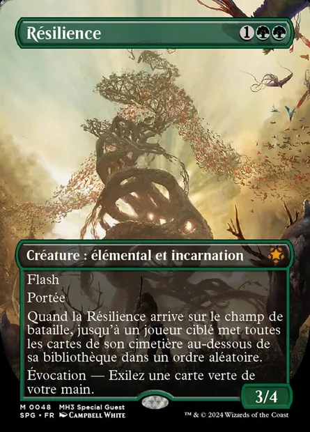 Résilience, carte Magic SPG 48 — extension Special Guests
