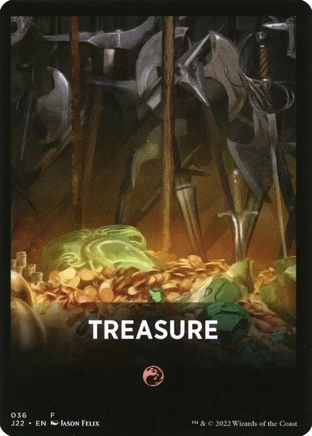 Treasure, carte Magic FJ22 36 — extension Jumpstart 2022 Front Cards