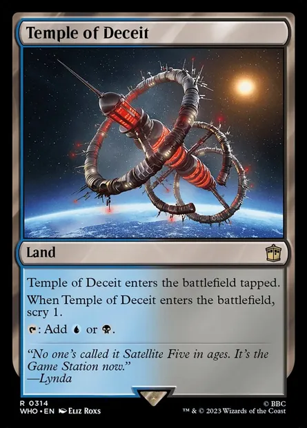 Temple of Deceit, Magic card WHO 314 — Doctor Who set
