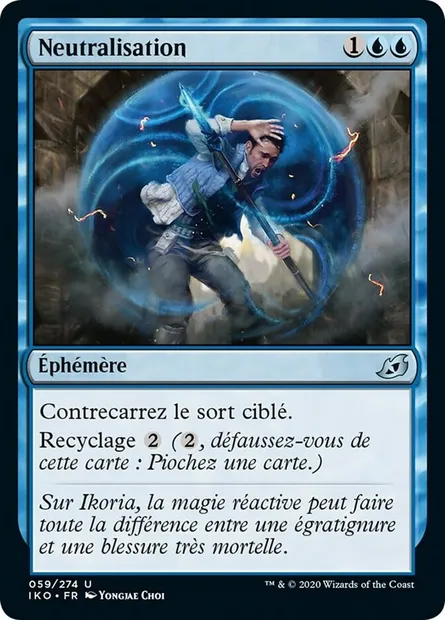 Neutralisation, carte Magic IKO 59 — extension Ikoria: Lair of Behemoths