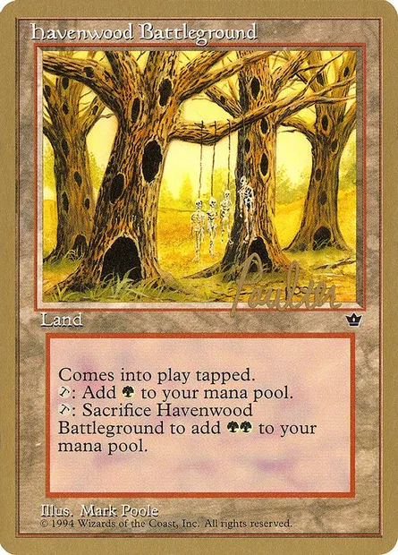 Havenwood Battleground, Magic card PTC pp96 — Pro Tour Collector Set set