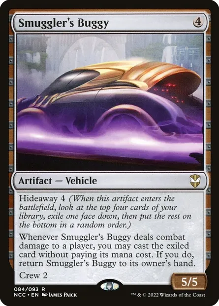 Smuggler's Buggy, Magic card NCC 84 — New Capenna Commander set