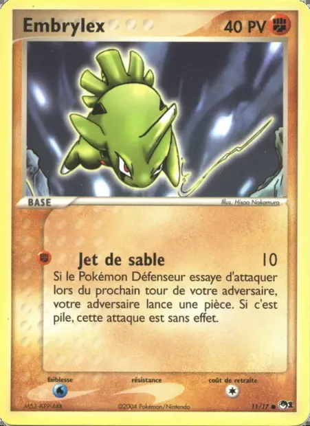 Embrylex, carte Pokémon P1 11 — extension POP Série 1