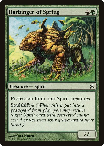 Harbinger of Spring, Magic card BOK 128 — Betrayers of Kamigawa set
