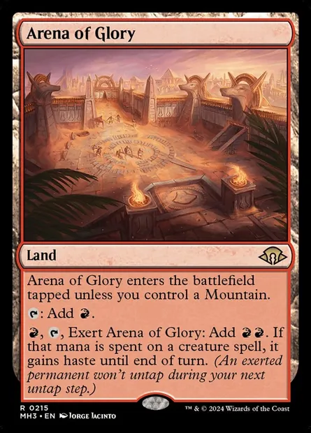 Arena of Glory, Magic card MH3 215 — Modern Horizons 3 set