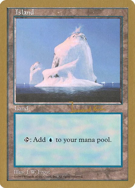 Island, Magic card WC97 jk437 — World Championship Decks 1997 set