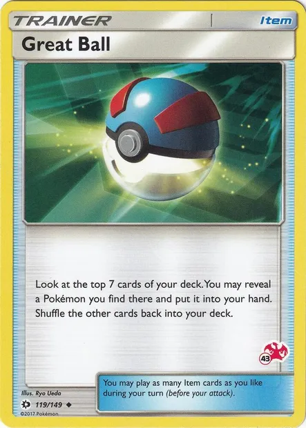 Super Ball, carte Pokémon BA20 119c-43 — extension Battle Academy 2020