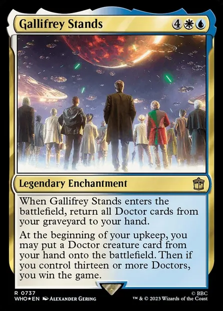 Gallifrey Stands, Magic card WHO 737 — Doctor Who set