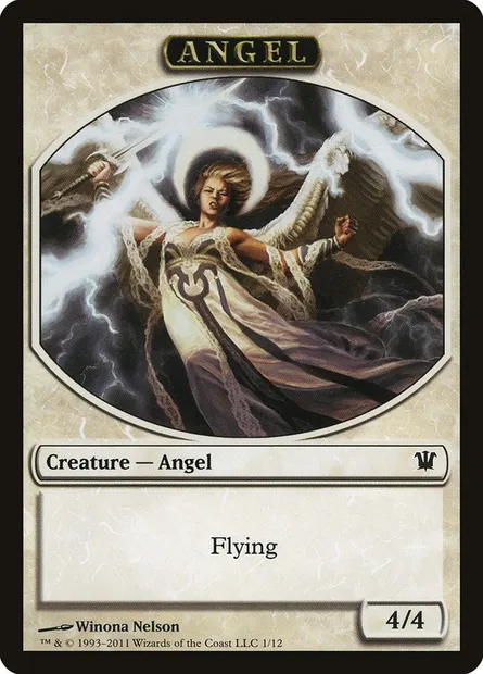 Angel, carte Magic TISD 1 — extension Innistrad Tokens