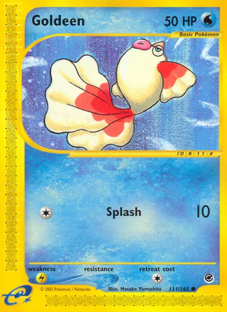 Goldeen, Pokémon card EX 111 — Expedition Base Set set