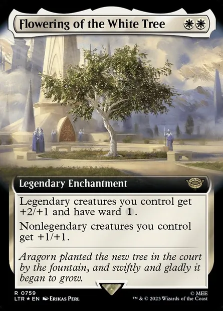 Flowering of the White Tree, Magic card LTR 759 — The Lord of the Rings: Tales of Middle-earth set