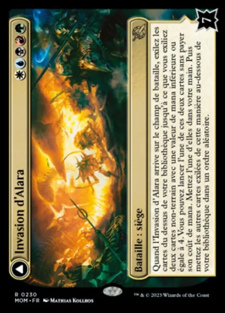 Invasion d'Alara // Éveiller le Maelstrom, carte Magic MOM 230 — extension L'invasion des machines