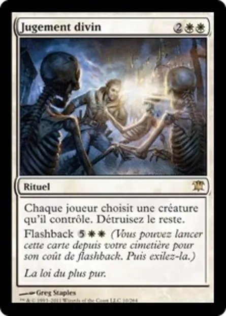 Jugement divin, carte Magic ISD 10 — extension Innistrad