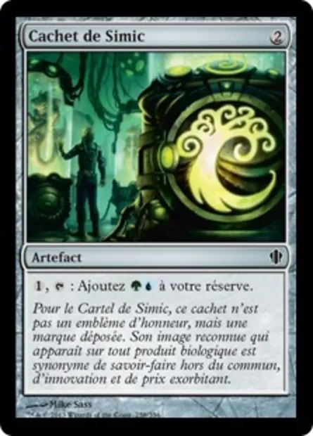 Cachet de Simic, carte Magic C13 258 — extension Commander 2013