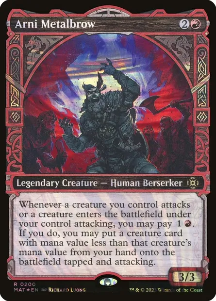 Arni Metalbrow, Magic card MAT 200 — March of the Machine: The Aftermath set