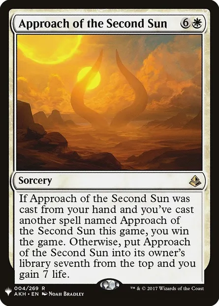 Approche du Second Soleil, carte Magic PLST AKH-4 — extension The List