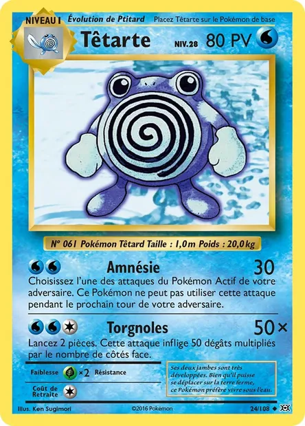 Têtarte, carte Pokémon EVO 24 — extension Évolutions