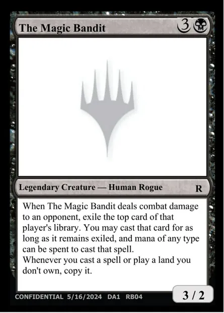 The Magic Bandit, Magic card UNK RB04f — Unknown Event set