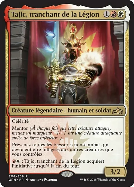 Tajic, tranchant de la Légion, carte Magic GRN 204 — extension Les Guildes de Ravnica