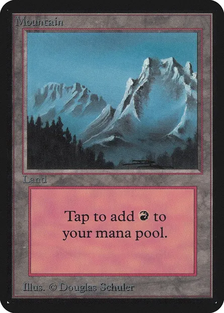 Montagne, carte Magic LEA 293 — extension Limited Edition Alpha