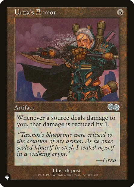 Urza's Armor, Magic card PLST USG-313 — The List set