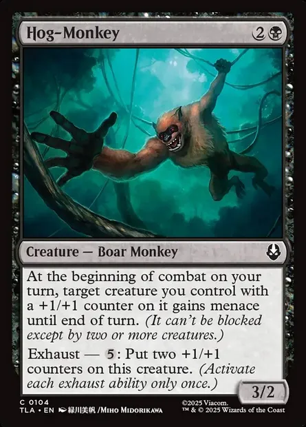 Hog-Monkey, Magic card TLA 104 — Avatar: The Last Airbender set