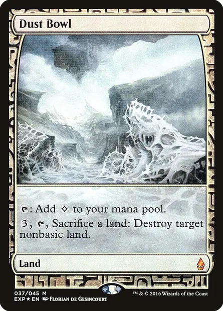 Dust Bowl, Magic card EXP 37 — Zendikar Expeditions set