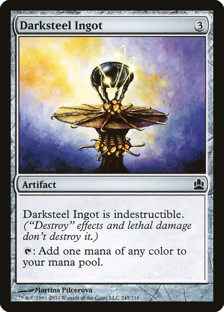 Darksteel Ingot, Magic card CMD 245 — Commander 2011 set