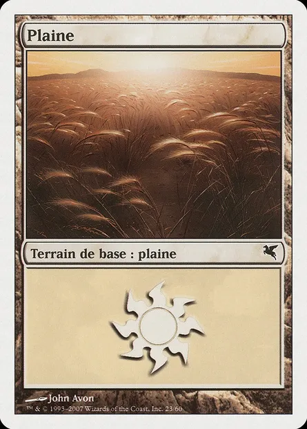 Plains, Magic card PSAL J23 — Salvat 2005 set